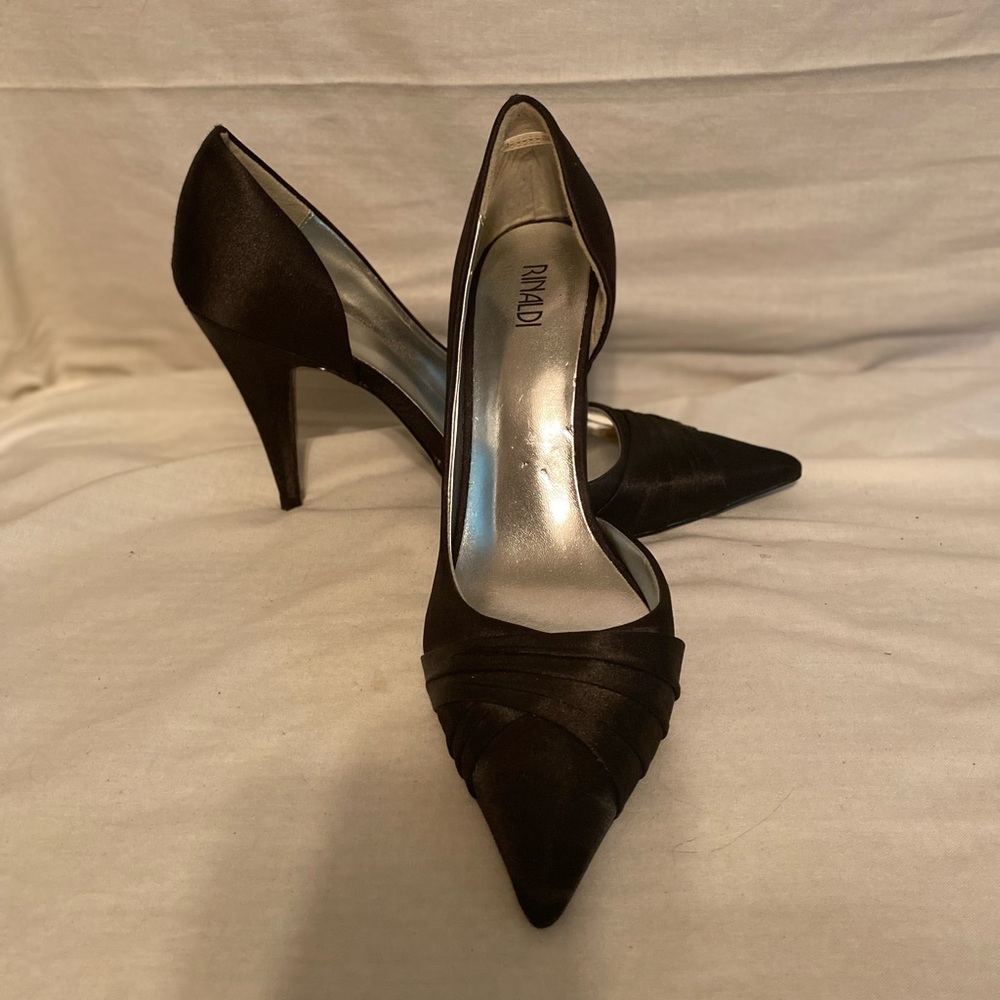 Rinaldi heels black size 7 new